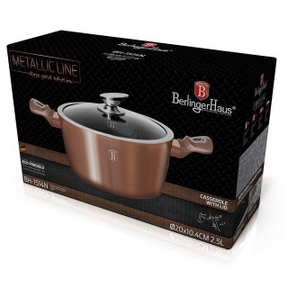 GARNEK GRANITOWY 28cm BERLINGER HAUS ROSE GOLD BH-1516 BERLINGER HAUS
