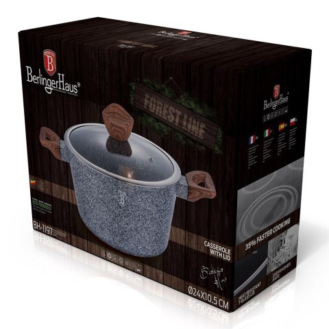 GARNEK GRANITOWY BERLINGERHAUS FOREST LINE 24cm BH-1197 BERLINGER HAUS GARNEK GRANITOWY BERLINGERHAUS FOREST LINE 24cm BH-1197 BERLINGER HAUS