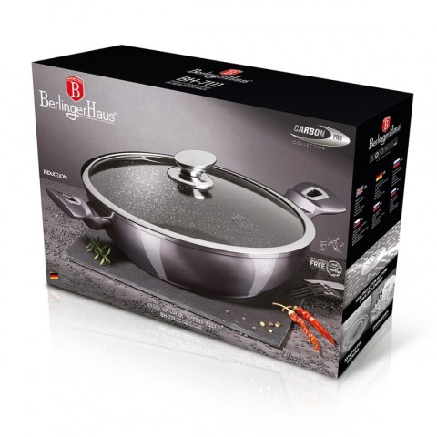 GARNEK GRANITOWY WOK 28cm BERLINGER HAUS BH-7111 CARBON PRO BERLINGER HAUS GARNEK GRANITOWY WOK 28cm BERLINGER HAUS BH-7111 CARBON PRO BERLINGER HAUS