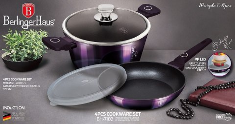 GARNEK I PATELNIA BERLINGER HAUS BH-7102 PURPLE BERLINGER HAUS