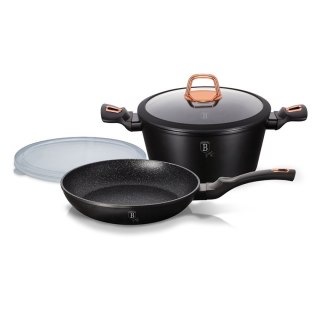 GARNEK I PATELNIA BERLINGER HAUS BH-7741 BLACK ROSE BERLINGER HAUS