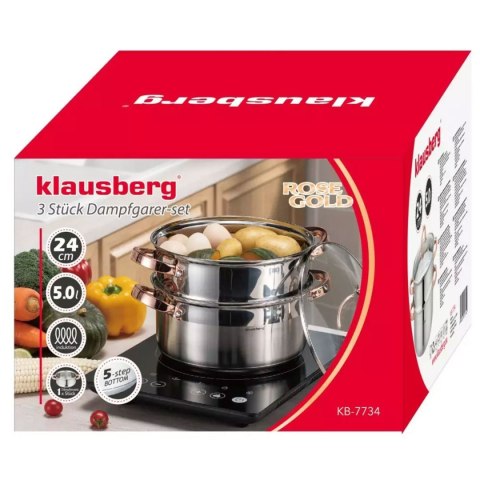 GARNEK NA PARĘ KLAUSBERG 3 ELEM. 24cm KB-7734 ROSE GOLD KLAUSBERG GARNEK NA PARĘ KLAUSBERG 3 ELEM. 24cm KB-7734 ROSE GOLD KLAUSBERG