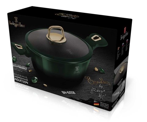 GARNEK TYTANOWY BERLINGER HAUS 24cm BH-6058 EMERALD BERLINGER HAUS GARNEK TYTANOWY BERLINGER HAUS 24cm BH-6058 EMERALD BERLINGER HAUS
