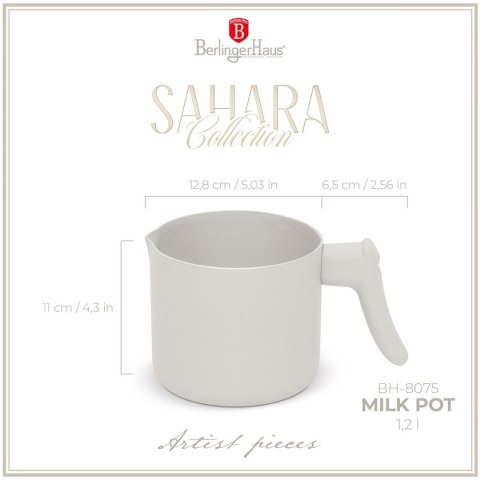 GARNEK TYTANOWY DO MLEKA 1,2L BERLINGER HAUS BH-8075 SAHARA BERLINGER HAUS GARNEK TYTANOWY DO MLEKA 1,2L BERLINGER HAUS BH-8075 SAHARA BERLINGER HAUS