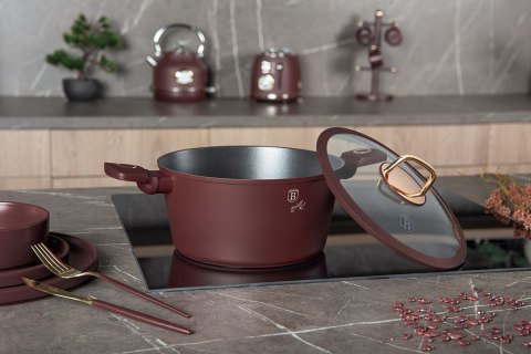 GARNEK TYTANOWY Z POKRYWĄ 30cm BERLINGER HAUS BH-8043 LEONARDO BERLINGER HAUS