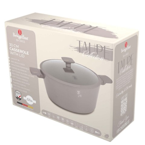 GARNEK TYTANOWY Z POKRYWĄ 30cm BERLINGER HAUS BH-8103 TAUPE BERLINGER HAUS