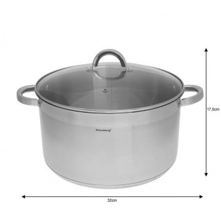 GARNEK Z POKRYWĄ 32cm KLAUSBERG KB-7130 14L KLAUSBERG