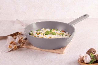 GŁĘBOKA PATELNIA TYTANOWA 24cm BERLINGER HAUS BH-8090 TAUPE BERLINGER HAUS