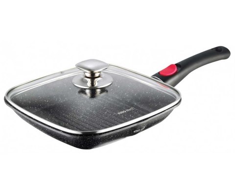 GRILLOWA PATELNIA GRANITOWA 24cm KINGHOFF KH-1510 ODPINANY UCHWYT KINGHOFF GRILLOWA PATELNIA GRANITOWA 24cm KINGHOFF KH-1510 ODPINANY UCHWYT KINGHOFF