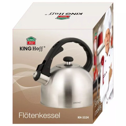 KINGHOFF CZAJNIK STALOWY Z GWIZDKIEM 2.0L KH-3324 KINGHOFF KINGHOFF CZAJNIK STALOWY Z GWIZDKIEM 2.0L KH-3324 KINGHOFF
