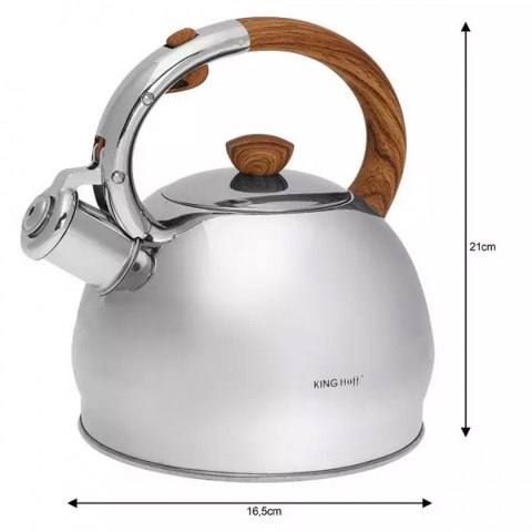KINGHOFF CZAJNIK Z GWIZDKIEM 2,0L KH-3782 KINGHOFF KINGHOFF CZAJNIK Z GWIZDKIEM 2,0L KH-3782 KINGHOFF