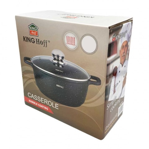 KINGHOFF GARNEK MARMUROWY 22cm KH-1594 3,3L KINGHOFF