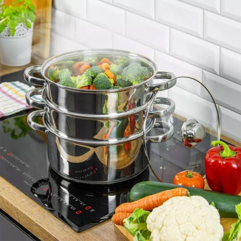 KINGHOFF GARNEK NA PARĘ 3.1L KH-3321 20cm KINGHOFF KINGHOFF GARNEK NA PARĘ 3.1L KH-3321 20cm KINGHOFF