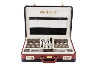 KINGHOFF SZTUĆCE 72 ELEM. SATYNA KH-3553 WALIZKA KINGHOFF