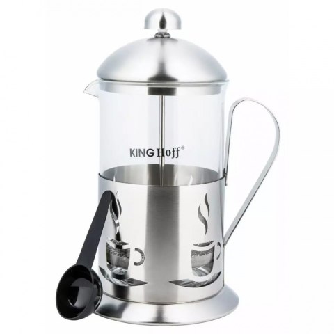 KINGHOFF ZAPARZACZ DO KAWY/HERBATY Z DOCISKIEM 600ml KH-4831 KINGHOFF KINGHOFF ZAPARZACZ DO KAWY/HERBATY Z DOCISKIEM 600ml KH-4831 KINGHOFF