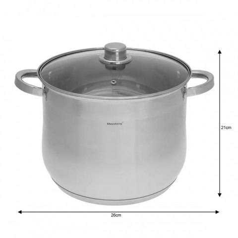 KLAUSBERG GARNEK GASTRO Z POKRYWĄ 10,7L KB-7164 KLAUSBERG