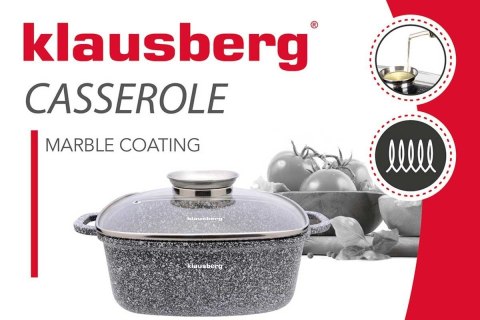 KLAUSBERG GARNEK MARMURKOWY 22cm KB-7529 3,7L KLAUSBERG KLAUSBERG GARNEK MARMURKOWY 22cm KB-7529 3,7L KLAUSBERG