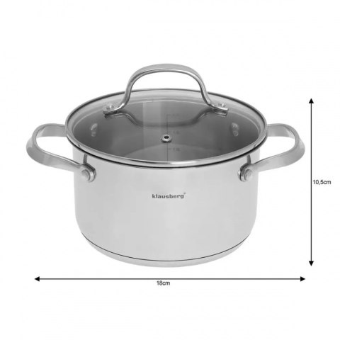 KLAUSBERG GARNEK Z POKRYWĄ 2,5 L KB-7212 KLAUSBERG KLAUSBERG GARNEK Z POKRYWĄ 2,5 L KB-7212 KLAUSBERG