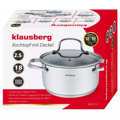 KLAUSBERG GARNEK Z POKRYWĄ 2,5 L KB-7212 KLAUSBERG KLAUSBERG GARNEK Z POKRYWĄ 2,5 L KB-7212 KLAUSBERG