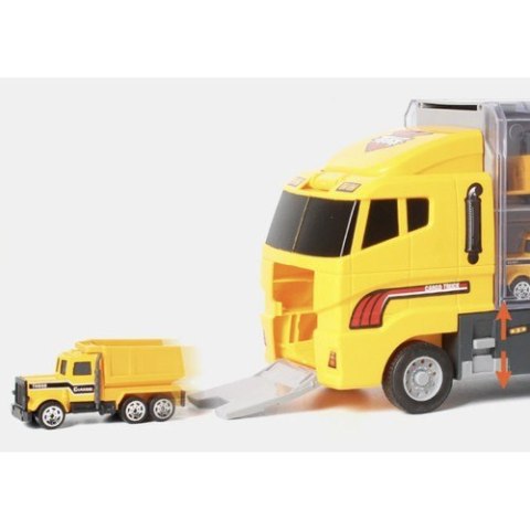 Zestaw ciężarówka TIR z 6 autami 22481 Zestaw ciężarówka TIR z 6 autami 22481