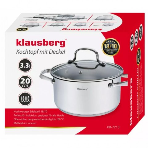 KLAUSBERG GARNEK Z POKRYWĄ 3.3 L KB-7213 KLAUSBERG KLAUSBERG GARNEK Z POKRYWĄ 3.3 L KB-7213 KLAUSBERG