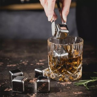 KOSTKI STALOWE TERMICZNE DO DRINKÓW 8 szt.+ SZCZYPCE KLAUSBERG KB-7651 KLAUSBERG