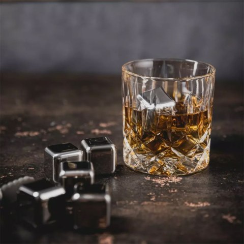 KOSTKI STALOWE TERMICZNE DO DRINKÓW 8 szt.+ SZCZYPCE KLAUSBERG KB-7651 KLAUSBERG