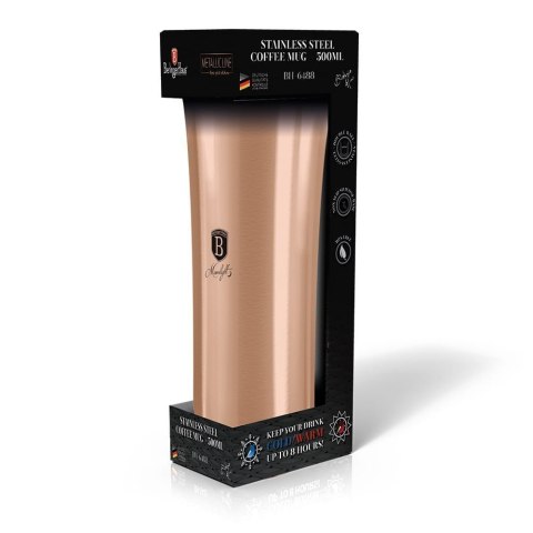 KUBEK TERMICZNY 500ml BERLINGER HAUS BH-6488 ROSE GOLD BERLINGER HAUS