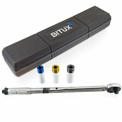 Klucz Dynamometryczny z Grzechotką 17mm 19mm 21mm 28-210Nm Bituxx