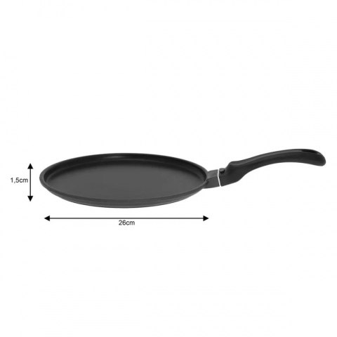 PATELNIA DO NALEŚNIKÓW 26cm Z POWŁOKĄ TEFLONOWĄ KINGHOFF KH-3861 KINGHOFF PATELNIA DO NALEŚNIKÓW 26cm Z POWŁOKĄ TEFLONOWĄ KINGHOFF KH-3861 KINGHOFF