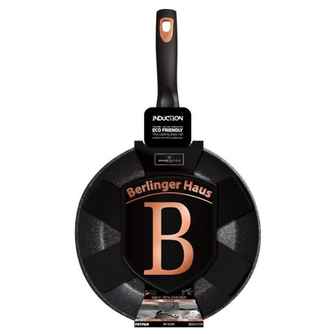 PATELNIA GRANITOWA 24cm BERLINGER HAUS BLACK ROSE BH-1634 BERLINGER HAUS PATELNIA GRANITOWA 24cm BERLINGER HAUS BLACK ROSE BH-1634 BERLINGER HAUS