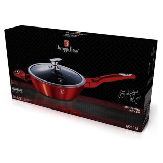 PATELNIA GRANITOWA 28cm BERLINGER HAUS RED METALLIC LINE BH-1260 BERLINGER HAUS