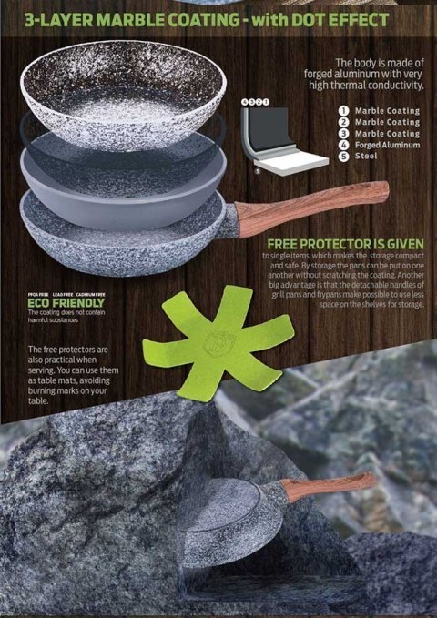 PATELNIA GRANITOWA 30cm BERLINGER HAUS FOREST LINE BH-1194 BERLINGER HAUS PATELNIA GRANITOWA 30cm BERLINGER HAUS FOREST LINE BH-1194 BERLINGER HAUS
