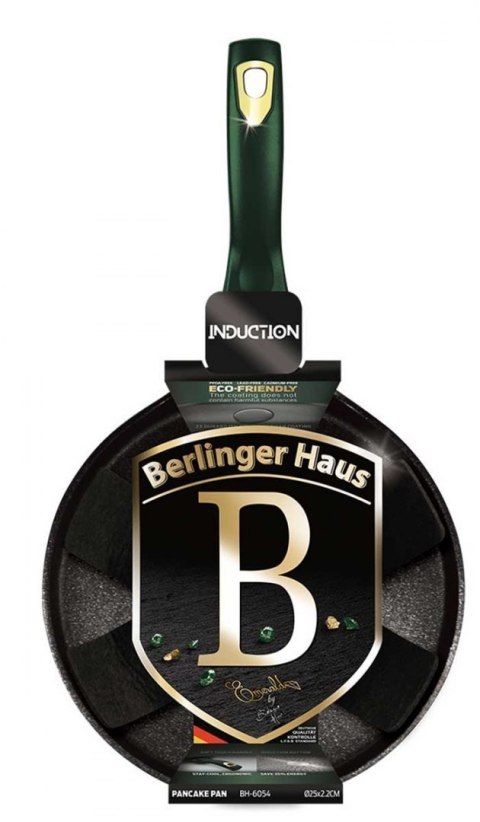 PATELNIA GRANITOWA DO NALEŚNIKÓW 25cm BERLINGERHAUS BH-6054 EMERALD BERLINGER HAUS PATELNIA GRANITOWA DO NALEŚNIKÓW 25cm BERLINGERHAUS BH-6054 EMERALD BERLINGER HAUS