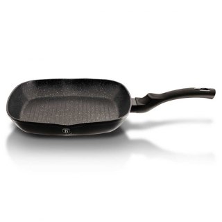 PATELNIA GRANITOWA GRILLOWA 28 cm BERLINGER HAUS BH-1846 BLACK SILVER BERLINGER HAUS