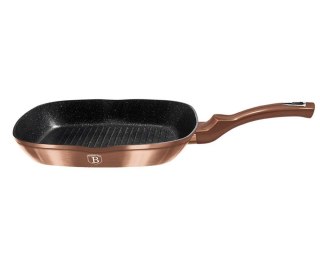 PATELNIA GRANITOWA GRILLOWA 28 cm BERLINGER HAUS BH-1889 ROSE GOLD NOIR BERLINGER HAUS