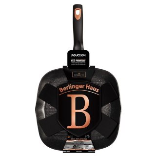 PATELNIA GRILLOWA GRANITOWA 28cm BERLINGER HAUS BLACK ROSE BH-1636 BERLINGER HAUS