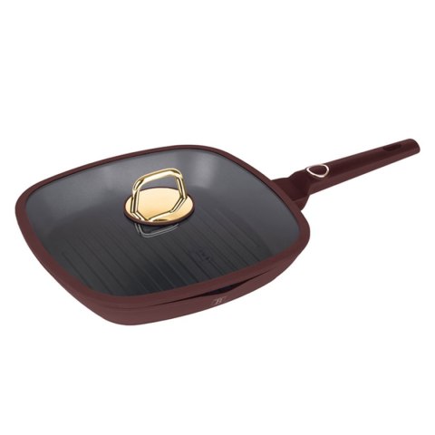 PATELNIA GRILLOWA TYTANOWA Z POKRYWĄ 28cm BERLINGER HAUS BH-8037 LEONARDO BERLINGER HAUS