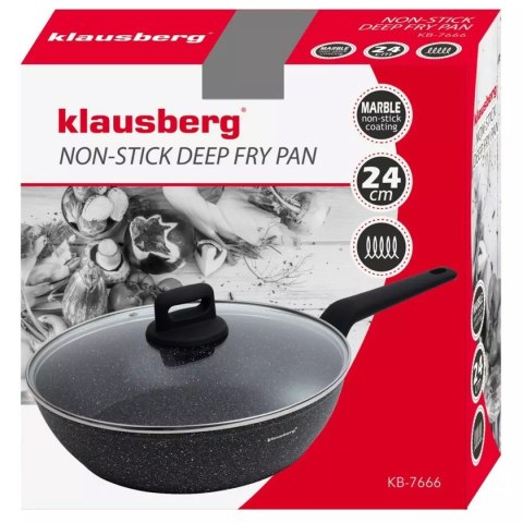 PATELNIA MARMURKOWA Z POKRYWĄ KLAUSBERG 24cm KB-7666 KLAUSBERG