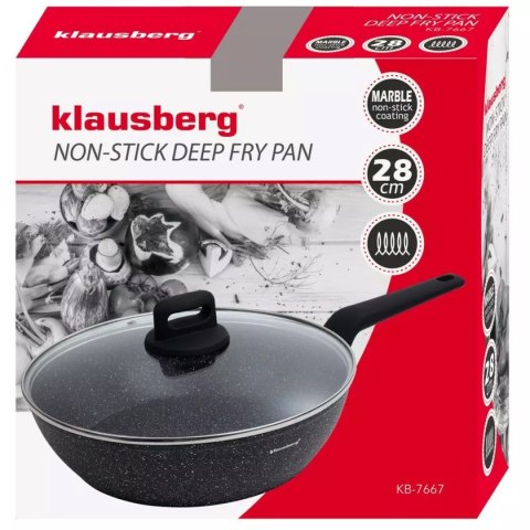 PATELNIA MARMURKOWA Z POKRYWĄ KLAUSBERG 28cm KB-7667 KLAUSBERG