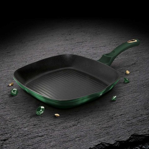 PATELNIA TYTANOWA GRILLOWA BERLINGER HAUS 28cm BH-6051 EMERALD BERLINGER HAUS PATELNIA TYTANOWA GRILLOWA BERLINGER HAUS 28cm BH-6051 EMERALD BERLINGER HAUS