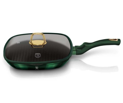 PATELNIA TYTANOWA GRILLOWA BERLINGER HAUS 28cm BH-6051 EMERALD BERLINGER HAUS PATELNIA TYTANOWA GRILLOWA BERLINGER HAUS 28cm BH-6051 EMERALD BERLINGER HAUS