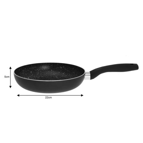 PATELNIA Z POWŁOKĄ MARMUROWĄ KINGHOFF MARMO 22cm KH-3980 KINGHOFF