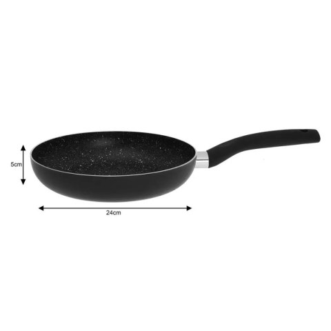 PATELNIA Z POWŁOKĄ MARMUROWĄ KINGHOFF MARMO 24cm KH-3981 KINGHOFF