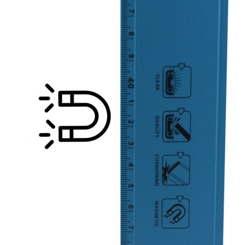 Poziomica magnetyczna aluminiowa Bituxx 40 cm Lekka Precyzyjna Wszechstronna Bituxx