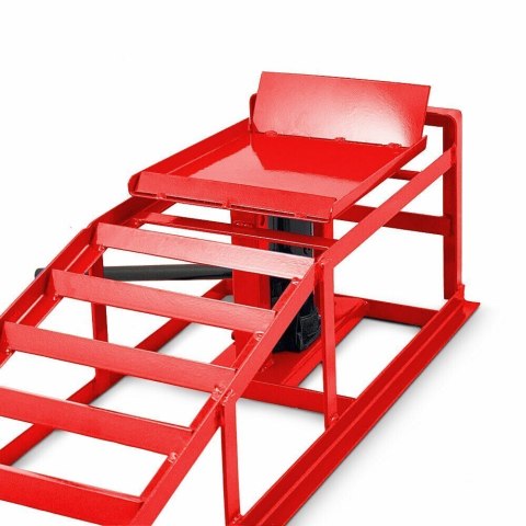 RAMPA CZERWONE RAMPY Z PODNOŚNIKIEM HYDRAULICZNYM 2 x 2000 kg Bituxx