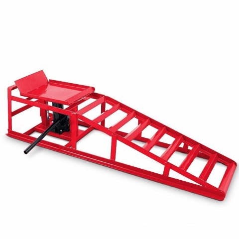 RAMPA CZERWONE RAMPY Z PODNOŚNIKIEM HYDRAULICZNYM 2 x 2000 kg Bituxx