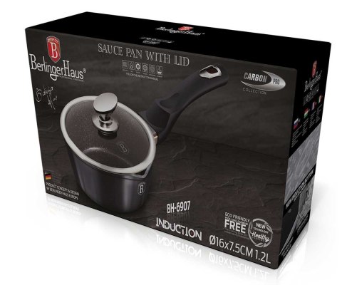 RONDELEK GRANITOWY 16cm BERLINGERHAUS BH-6907 CARBON PRO BERLINGER HAUS RONDELEK GRANITOWY 16cm BERLINGERHAUS BH-6907 CARBON PRO BERLINGER HAUS