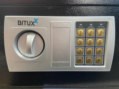 SEJF MEBLOWY ELEKTRONICZNY CZARNY Bituxx SEJF MEBLOWY ELEKTRONICZNY CZARNY Bituxx