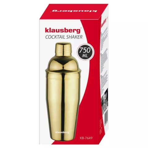 SHAKER BARMAŃSKI DO KOKTAJLI 750ml KLAUSBERG KB-7649 KLAUSBERG